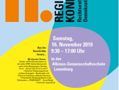 ‚Lernen aus der Geschichte‘ – 11. Regionalkonferenz Rechtsextremismus & Demokratiestärkung in Lauenburg