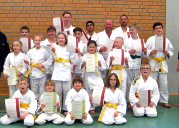 Erste Ju-Jutsu Gürtelprüfung im Breitenfelder SV