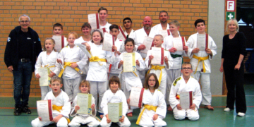 Erste Ju-Jutsu Gürtelprüfung im Breitenfelder SV