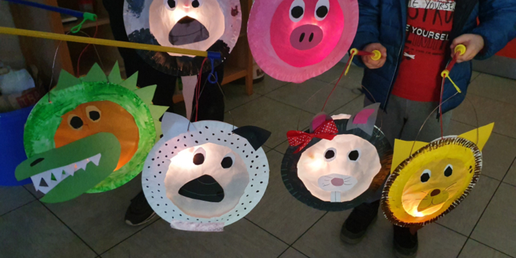 Laternenfest in der OGA der Grundschule Tanneck