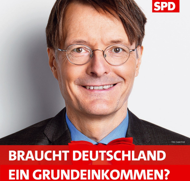 Braucht Deutschland ein Grundeinkommen? Veranstaltung mit Professor Dr. Karl Lauterbach