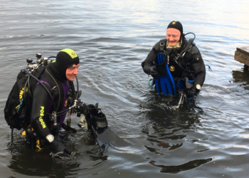 Weihnachtsfeier im See