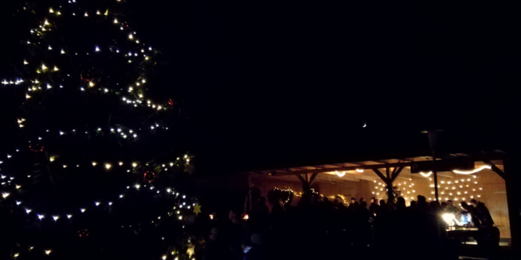 7. Weihnachtsbaum Aufstellen in Kastorf