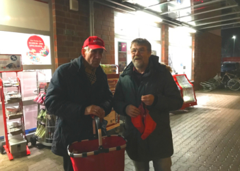 Rote Socken gegen die soziale Kälte