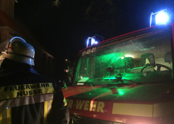 Feuerwehreinsatz in der Nusser Kirche