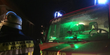 Feuerwehreinsatz in der Nusser Kirche