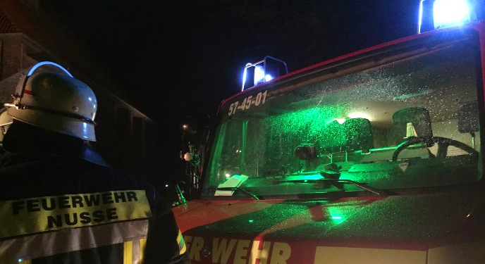 Feuerwehreinsatz in der Nusser Kirche