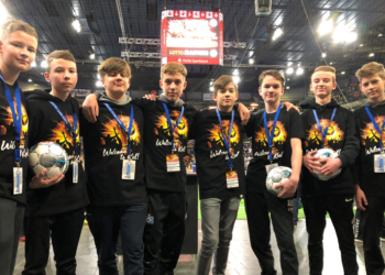 Steinhorster Jungfußballer bei den Hallenmasters in Kiel