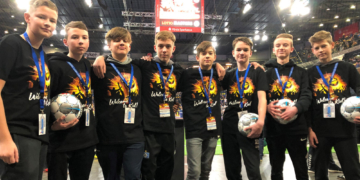 Steinhorster Jungfußballer bei den Hallenmasters in Kiel