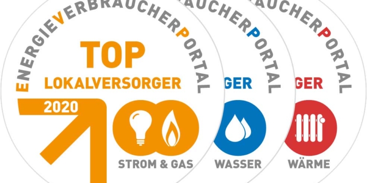 Toplokalversorger 2020 – Auszeichnung für Vereinigte Stadtwerke