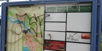 CDU Geesthacht: Erneuerung der Firmenwegweiser und Informationstafeln