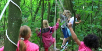 Auf das Seil gekommen!