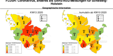 Gemeldete Covid19-Fälle, Stand 30. März