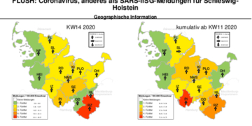 Gemeldete Covid19-Fälle, Stand 3. April
