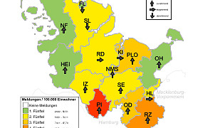 Gemeldete Covid19-Fälle, Stand 12. April
