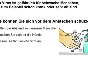 Corona-Info-Blätter in leicht verständlicher Sprache
