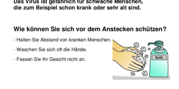Corona-Info-Blätter in leicht verständlicher Sprache
