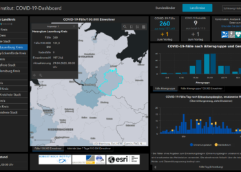 Gemeldete Covid19-Fälle, Stand 29. April
