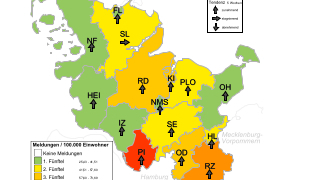 Gemeldete Covid19-Fälle, Stand 5. April