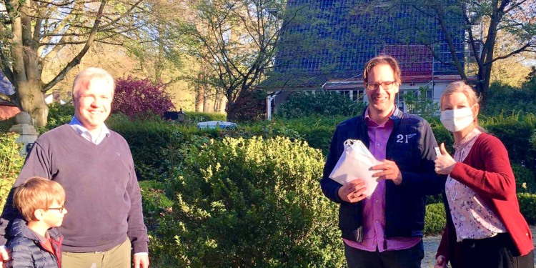 Der CDU Ortsverband Aumühle stellt Masken zur Verfügung