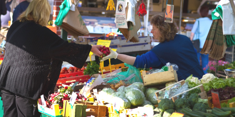 Ratzeburger Freitags-Wochenmarkt am ‚Gründonnerstag‘