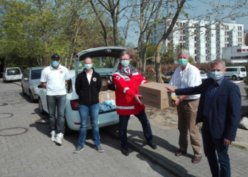 DRK-Kreisverband unterstützt die Stadt Ratzeburg bei der Beschaffung von 2.000 Mund-Nase-Schutzmasken