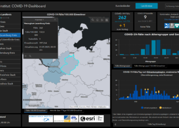 Gemeldete Covid19-Fälle, Stand 1. Mai