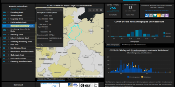 Gemeldete Covid19-Fälle, Stand 16. Mai