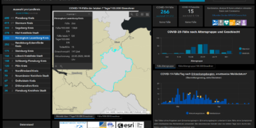Gemeldete Covid19-Fälle, Stand 22. Mai