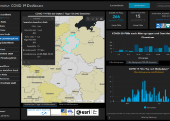 Gemeldete Covid19-Fälle, Stand 23. Mai