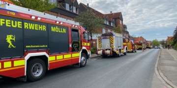 Bereits vier Einsätze für die freiwillige Feuerwehr Mölln an den ersten zwei Maitagen