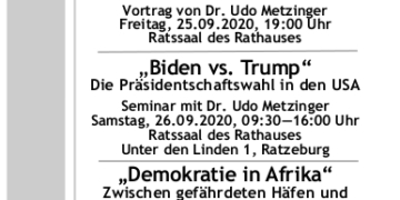 Ratzeburger Volkshochschule setzt auch in Zeiten von Corona weiter auf politische Bildung