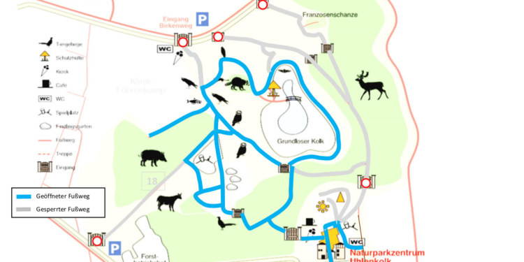 Möllner Wildpark ‚Uhlenkolk‘ wird wieder geöffnet