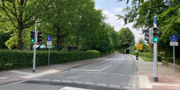 Neue Fußgänger-Ampel in Berkenthin