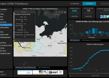 Gemeldete Covid19-Fälle, Stand 1. Juni