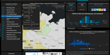 Gemeldete Covid19-Fälle, Stand 3. Juni