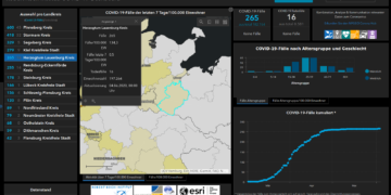 Gemeldete Covid19-Fälle, Stand 4. Juni