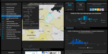 Gemeldete Covid19-Fälle, Stand 12. Juni