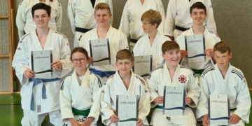 Endlich wieder Judo: Gurtprüfungen bestanden