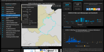 Gemeldete Covid19-Fälle, Stand 10. Juli