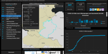 Gemeldete Covid19-Fälle, Stand 13. Juli