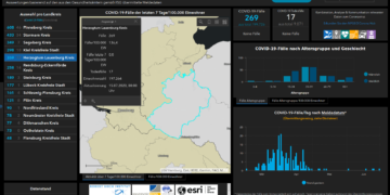 Gemeldete Covid19-Fälle, Stand 15. Juli
