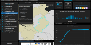 Gemeldete Covid19-Fälle, Stand 20. Juli