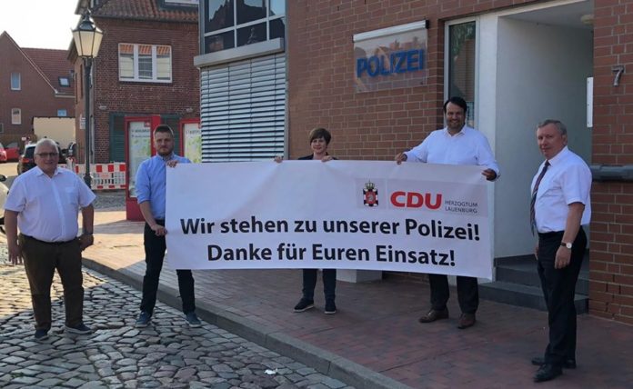 CDU Danke Polizei