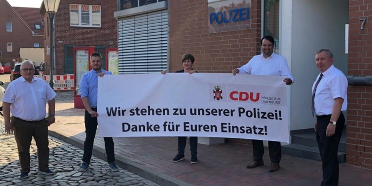 CDU Herzogtum Lauenburg: Wir stehen an der Seite unserer Polizei