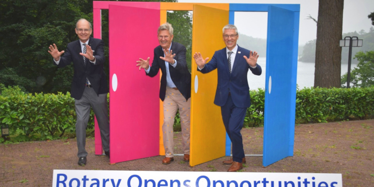 Empfang für den Präsidenten von Rotary International Holger Knaack