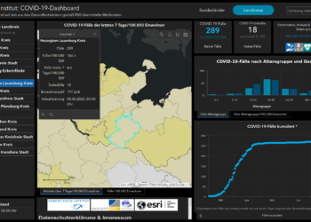 Gemeldete Covid19-Fälle, Stand 8. August