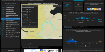 Gemeldete Covid19-Fälle, Stand 14. August