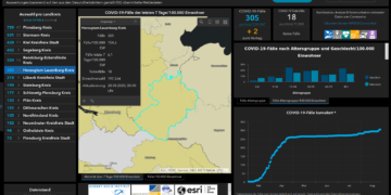 Gemeldete Covid19-Fälle, Stand 28. August
