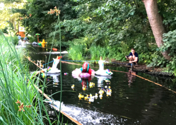 ‚Geister‘-Entenrennen mit Till Eulenspiegel aber ohne Publikum